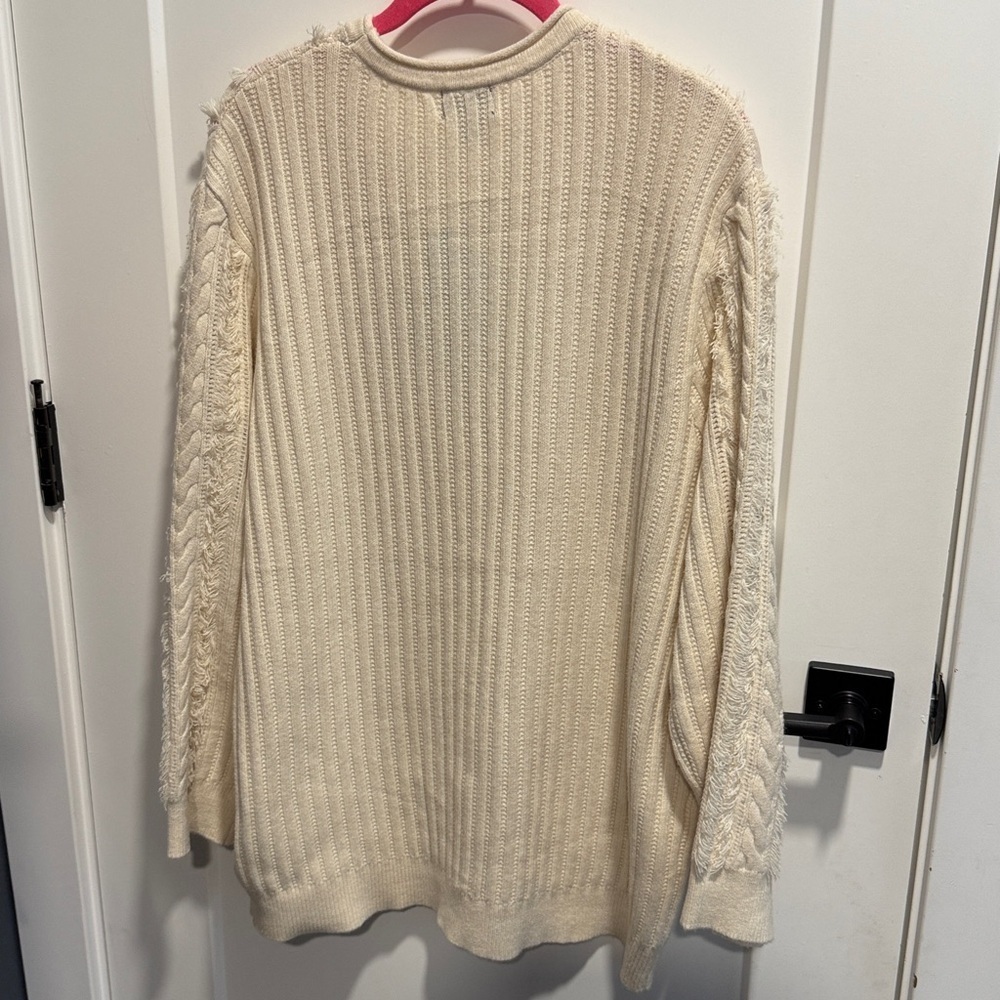 Women's Cream Cable Knit Cardigan Target Future Collective NEW - Picture 10 of 10